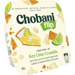 Photo of Chobani Flip Greek Yogurt Key Lime Crumble 140gm