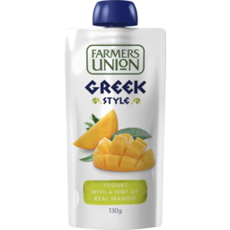 Photo of Farmers Union Greek Style Yogurt With A Hint Of Real Mango Pouch