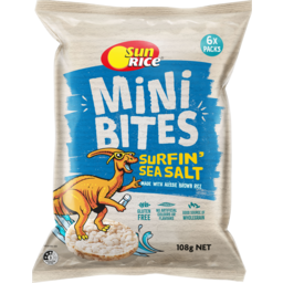 Photo of Sunrice Mini Bites Surfin' Sea Salt Kids Multipack 6 Pack