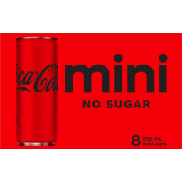 Photo of Coca Cola No Sugar 250ml 8pk
