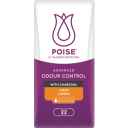Photo of Poise Advanced Odour Control Light Liners 22 Pack