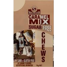 Photo of Sugarless Chews Caramel Ast 70gm