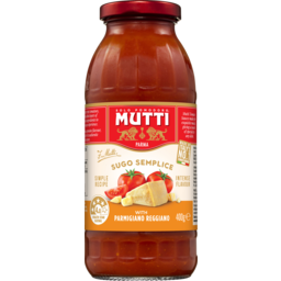 Photo of Mutti Sugo Semplice Parmigiano Reggiano Sauce 400g