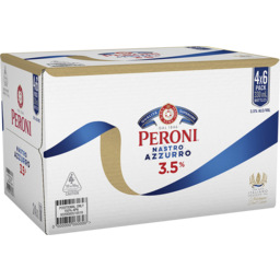 Photo of Peroni Nastro Azzurro 3.5% 4 X 6 X 330ml Bottles 6.0x330ml