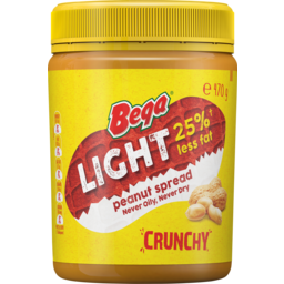 Photo of Bega Peanut Butter Crunchy Light 470g