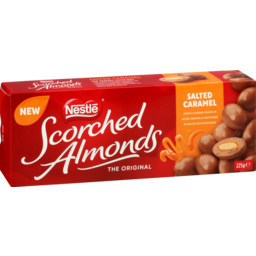 Photo of Nestle Scorched Almonds Salted Caramel Milk Chocolate Almonds Box 225g