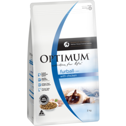 Photo of Optimum Furball Dry Cat Food With Chicken 2kg