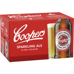 Photo of Coopers Sparkling Ale Bottles X 4 X 6 Pack Carton