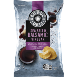 Photo of Red Rock Deli Sea Salt & Balsamic Vinegar Potato Chips 165g