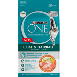 Photo of Purina One Adult Pet Food Dry Hairball Chicken 1.4kg