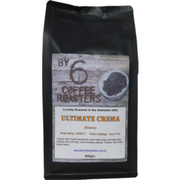 Photo of By 6 Coffee Roasters Ultimate Crema Roasted Coffee Beans 500g