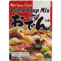 Photo of House Oden Soup Mix 19.3gx4pk
