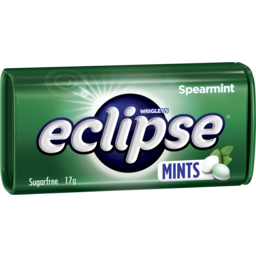 Photo of Wrigley's Eclipse Spearmint Mints Sugar Free Small Tin 17g