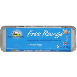 Photo of Sunny Queen Farms Free Range 12 Xlarge Eggs