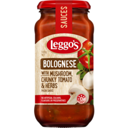 Photo of Leggos Bolognese With Mushroom Chunky Tomato & Herbs Pasta Sauce 500g