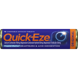 Photo of Quick Eze Antacid Tablets 12 Pack