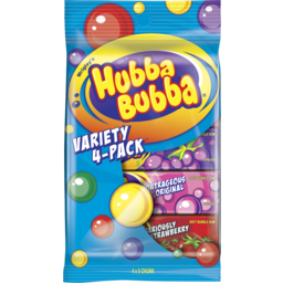 Photo of Wrigley's Hubba Bubba Variety 4 Pack 140g