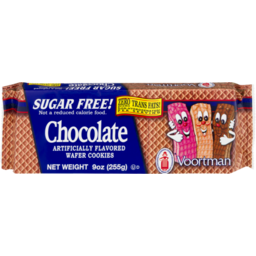 Photo of Voortman Sugar Free Chocolate Artificially Flavored Wafter Cookies