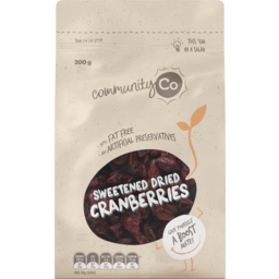 Photo of Community Co Sweetened Dried Cranberries 200g