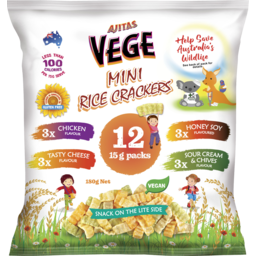 Photo of Ajitas Vege Mini Rice Crackers Variety