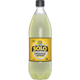 Photo of Soft Drinks, Solo Thirst Crusher Original Lemon 1.25 litre