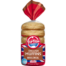Photo of Tip Top English Muffins Wholemeal