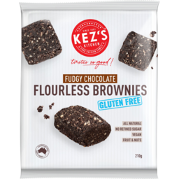 Photo of Kezs Kitchen Gluten Free Fudgy Chocolate Flourless Brownies 210g