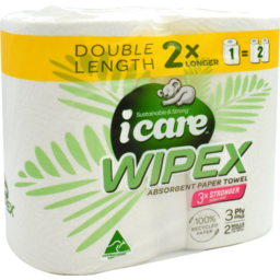 Photo of ICARE TOWEL WIPEX 3PLY DOUBLE LENGTH