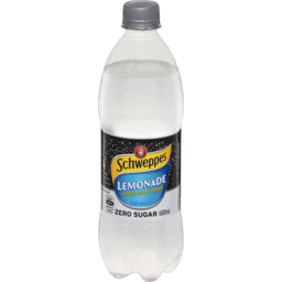 Photo of Schweppes Zero Sugar Lemonade Soft Drink Single Bottle 600ml