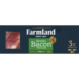 Photo of Farmland Thin Sliced Streaky Bacon 500g