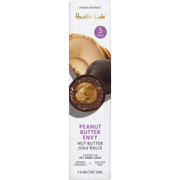 Photo of Health Lab Peanut Butter Envy Nut-Butter Filled Balls 5.0x40g