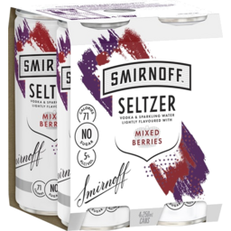 Photo of Smirnoff Seltzer Mixed Berries Can