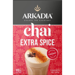 Photo of Arkadia Extra Spice Chai Tea 8 Sachets 160g