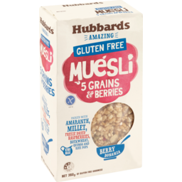 Photo of Hubbards Amazing Muesli Gluten Free 5 Grains & Berries Muesli
