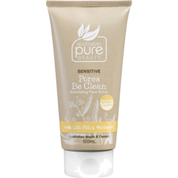 Photo of Australian Pure Beauty Sensitive Pores Be Clean Face Scrub With Lilli Pilli & Wattleseed 150ml
