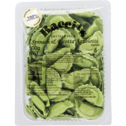 Photo of Bacci's Agnolotti Ricotta & Spinach 500g