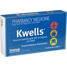 Photo of Kwells Travel Sickness Chewable Tablets 12 Pack