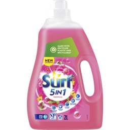 Photo of Surf Tropical 5 In 1 Front & Top Loader Laundry Liquid 2l