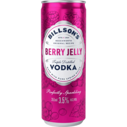 Photo of Billson's Berry Jelly Vodka Can 355ml