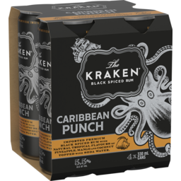 Photo of The Kraken Caribbean Punch Cans