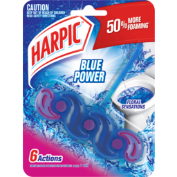 Photo of Harpic Blue Power Floral Sensations In The Bowl Toilet Cleaner