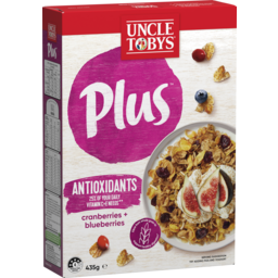 Photo of Uncle Tobys Plus Antioxidant Breakfast Cereal Cranberries & Blueberries