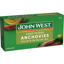 Photo of John West Anchovies Fillets In Olive Oil 45g