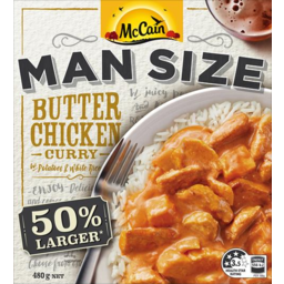 Photo of Mccain Man Size Butter Chicken Curry 480g