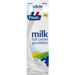 Photo of Pauls Full Cream Milk Carton 1lt