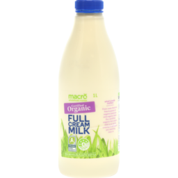 Photo of WW Macro Organic Full Cream Milk 1l