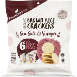 Photo of Ceres Organic Brown Rice Crackers Salt & Vinegar