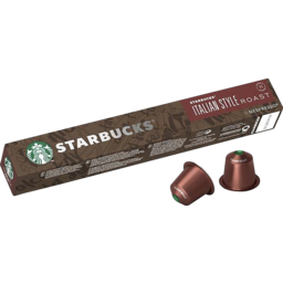 Photo of Starbucks Italian Style Roast By Nespresso Dark Roast Coffee Pods, 56g 10 Pack 56g
