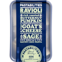 Photo of Pastabilities Ravioli Pumpkin Goats Cheese & Sage 450g