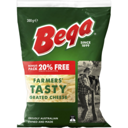 Photo of Bega Farmer's Tasty Grated Cheese 300gm